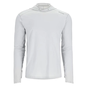 Men's Simms SolarFlex Fishing Hoodie XLarge Sterling