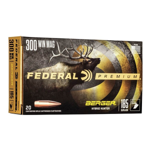 Federal Gold Medal Berger Hybrid Hunter Rifle Ammunition