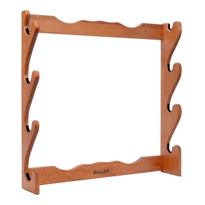 Allen 4-Gun Wooden Firearm Rack