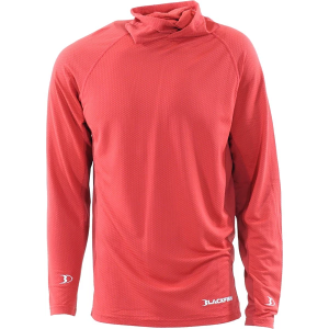 Men's Blackfish CoolCharge UPF Angler Sun Hoodie Long Sleeve T-Shirt Medium Molten Red