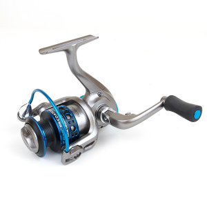 Clam Predator Right/Left Spinning Ice Fishing Reel Black/Blue