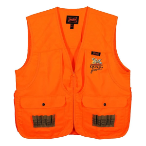 Men's Gamehide Quail Forever Front Loader Hunting Vest Small Blaze