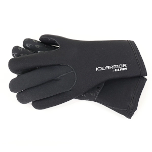 Men's IceArmor by Clam Neoprene Grip Gloves Medium Black