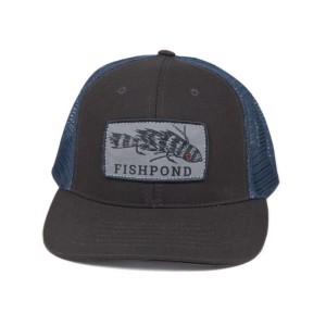 Men's Fishpond Meathead Fly Fishing Snapback Hat One Size Charcoal