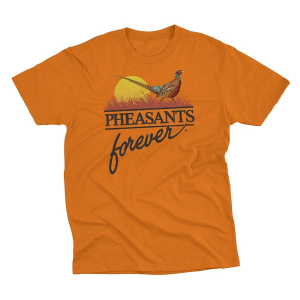 Men's Pheasants Forever Blaze Orange T-Shirt Medium Safety Orange