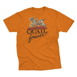 Men's Quail Forever Blaze Orange T-Shirt Small Safety Orange