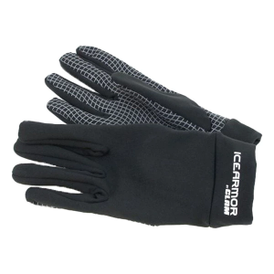 Men's IceArmor by Clam Fleece Grip Gloves Medium Black