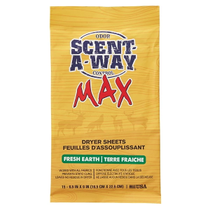 Scent-A-Way Max Earth Scent Dryer Sheets