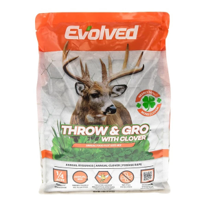 Evolved Harvest Throw & Gro With Clover Food Plot Mix