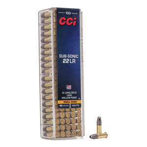 CCI Sub-Sonic HP Rimfire Ammunition