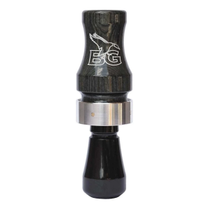 Buck Gardner Diamondwood Double Reed Duck Call Black