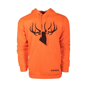 Men's King's Camo Poly Hunting Hoodie Medium Blaze