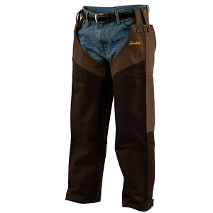 Men's Gamehide Briar-Proof Chaps Pants Large Dark Brown