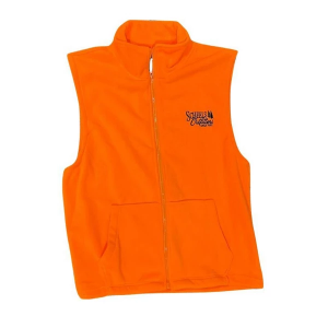 Men's Scheels Outfitters Logo Fleece Hunting Vest 4XLarge Blaze Orange