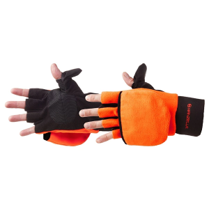 Men's Manzella Hunter Convertible Glove Gloves Large Blaze Orange