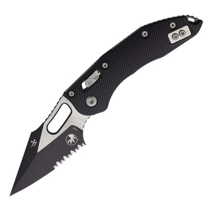 Microtech 169RL-2FLGT Stitch Black Serrated Folding Knife