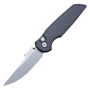 Pro-Tech INT105 TR-3 Integrity Relix Textured Manual Folding Black Pocket Knife
