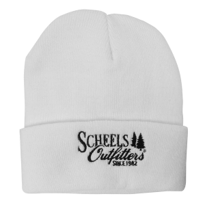 Men's Scheels Outfitters Acrylic Knit Hunting Beanie One Size White