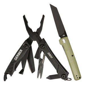 Gerber Dime Multi-Tool with Pledge Folding Knife Set Multi-Tool