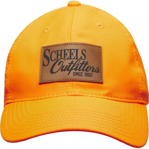 Men's Scheels Outfitters Scheels Outfitters Leather Patch Hat Hunting Adjustable Hat One Size Blaze