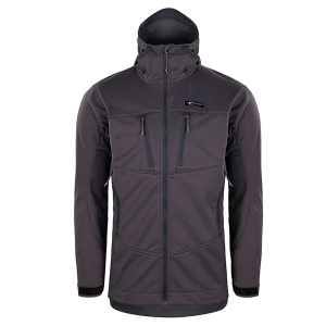 Men's Stone Glacier Headwall Softshell Jacket Medium Carbon