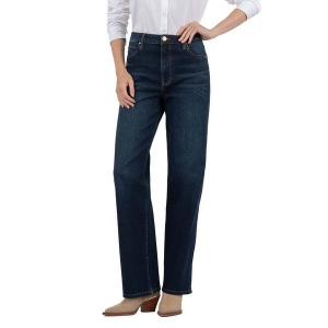Women's KUT from the Kloth Sienna Wide Leg Jeans Feelings W/Dark Base Wash 14 31