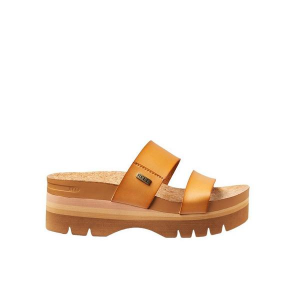 Women's Reef Cushion Vista Higher Slide Sandals 9 Natural