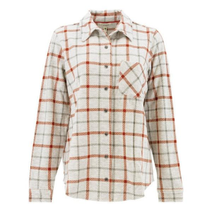 Women's Aventura Luscious Plaid 2 Long Sleeve Flannel Large Heather Grey