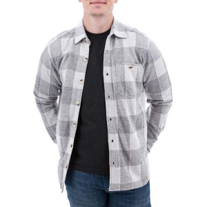 Men's Old Ranch Kolson Long Sleeve Button Up Shirt Small Charcoal