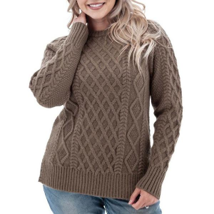 Women's Old Ranch Pullover Sweater Ryleigh Large Walnut