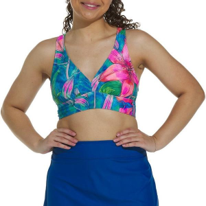 Women's Next Half Moon Bay Core Restore Swim Bikini Top Sporty 36 B/C Multi Floral