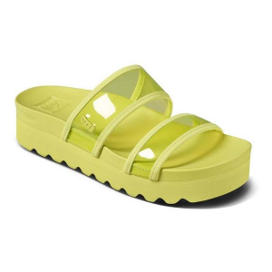 Women's Reef Vista Hi-Energy Slide Sandals 9 Citron