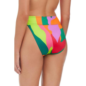 Women's Sanctuary Bold Beach High Leg Swim Bottoms Contemporary Large Multi