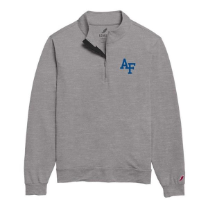 Air Force Falcons League Collegiate All Day 1/4 Zip 2XLarge Light Grey
