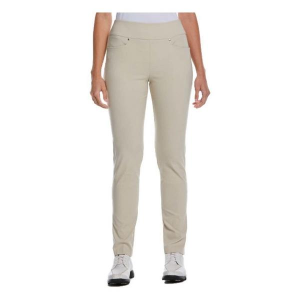 Women's PGA Tour Pull-On Golf Chino Pants XLarge Silver Lining