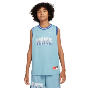 Kids' Nike Culture of Basketball Crew Neck Tank Top Large Denim Turq/White