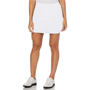 Women's PGA Tour Airflux Active Waistband Golf Skort Medium Bright White