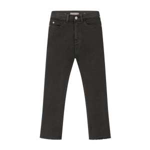 Girls' DL1961 Emie Relaxed Fit Straight Jeans Black Peached Raw 14