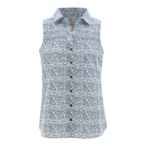 Women's Old Ranch Nadine Collared Tank Top Large Dark Denim