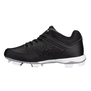 Girls' RIP-IT Diamond Molded Softball Cleats Little 1 Black Black