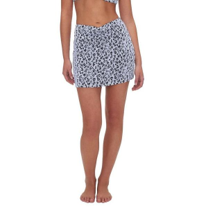 Women's GOOD AMERICAN Always Fits Swim Skort Contemporary XXS/XS Leopard