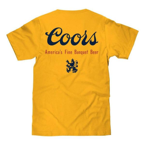 Men's Trau and Loevner Coors Fine Banquet T-Shirt Small Gold