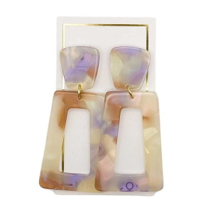 LINNY CO Kennedy Earrings Lavender Honey