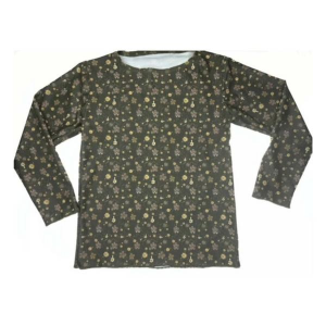 Girls' Yogababy Lettuce Edge Long Sleeve T-Shirt Toddler 3T Rustic Floral