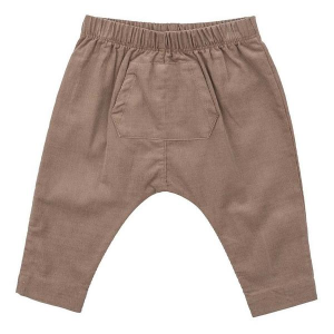 Angel Dear Corduroy Drop Pants Baby 3/6 mo. Solid Sinopia Fresco