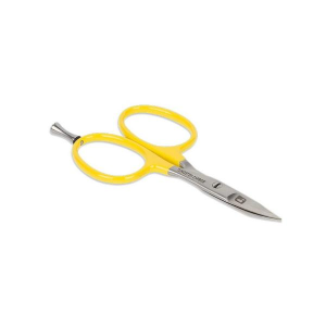 Loon Outdoors Tungsten Carbide Curved All Purpose Scissors w/ Precision Peg