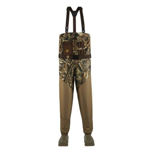 Men's LaCrosse Footwear Alpha Agility Select Front Zip Waders Adult 13 Realtree Max 5