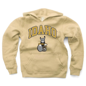 Idaho Vandals Wes and Willy Kids Hoodie 7 Stone
