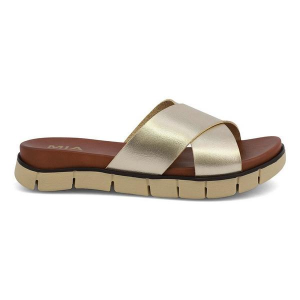Women's MIA Elissa Slide Sandals 8.5 Soft Gold