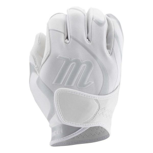 Women's Marucci Verge Fastpitch Adult Softball Batting Gloves Small White